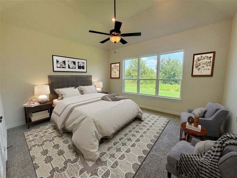 Furnished interior view inside a new home in Calhoun Acres, Azle (Image 12).