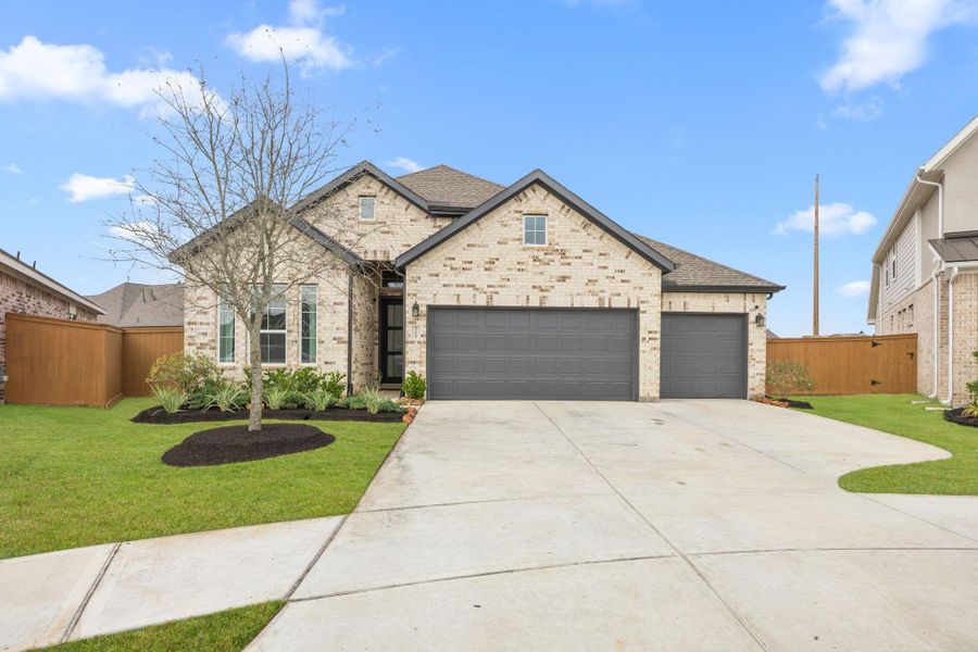 Front exterior of a new home in , Katy, TX, highlighting curb appeal (Image 23).