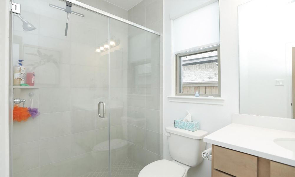 MUDSET shower in 1st Floor Bathroom.