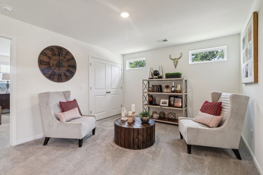 Representative furnished interior of a home built from the Bentcreek II by Great Southern Homes in Old Charleston Acres, Pelion (Image 20).