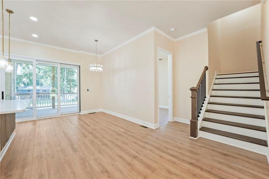 Spacious, unfurnished interior of a new home in , Atlanta (Image 12). Spacious, unfurnished interior of a new home in , Atlanta (Image 12).