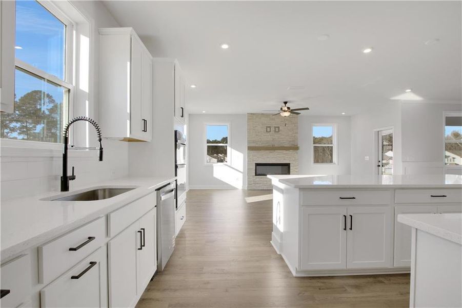 Furnished interior view inside a new home in Hillside Manor, Powder Springs (Image 15).