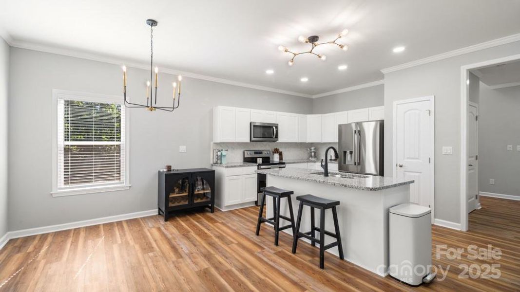 Furnished interior view inside a new home in , Kernersville (Image 30).