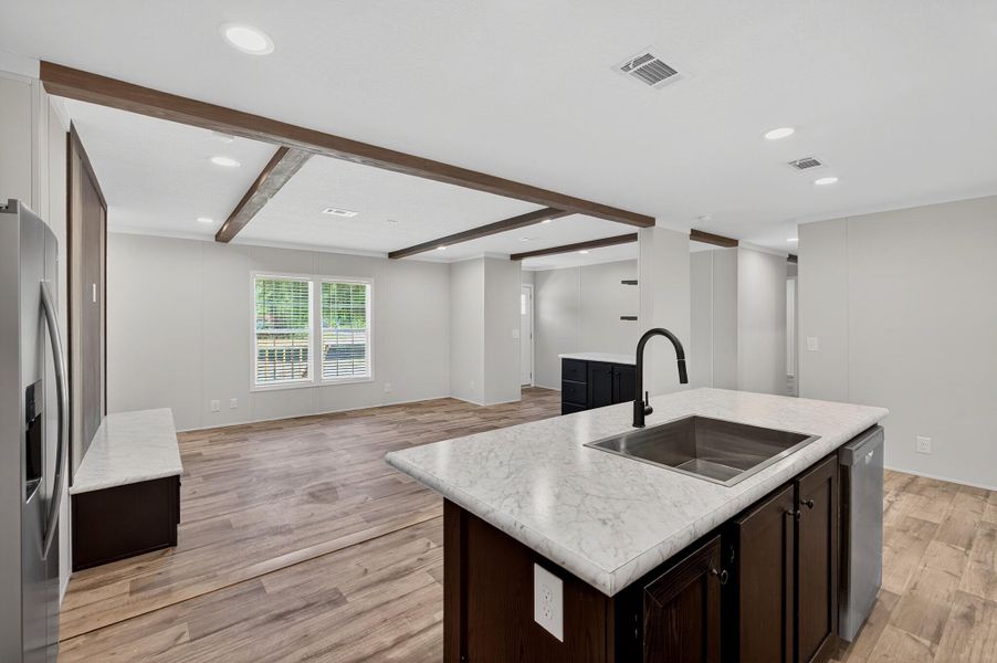 Furnished interior view inside a new home in , Walterboro (Image 23).