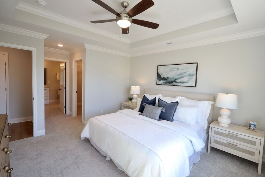 Furnished interior in a model home at The Abaco in Cleveland (Image 20).