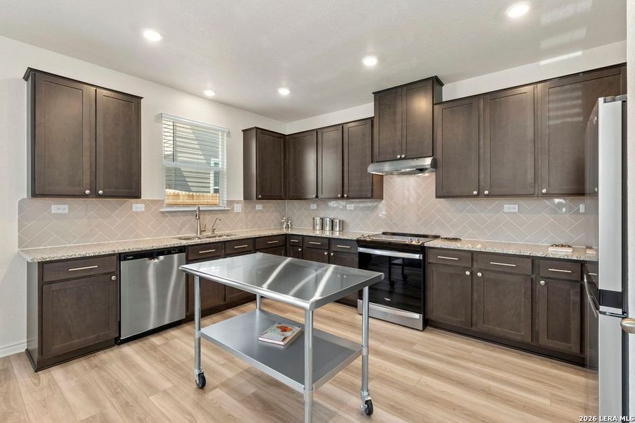 Furnished interior view inside a new home in , San Antonio (Image 33). Furnished interior view inside a new home in , San Antonio (Image 33).