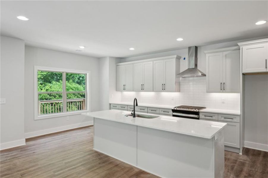 Furnished interior view inside a new home in , Atlanta (Image 10).