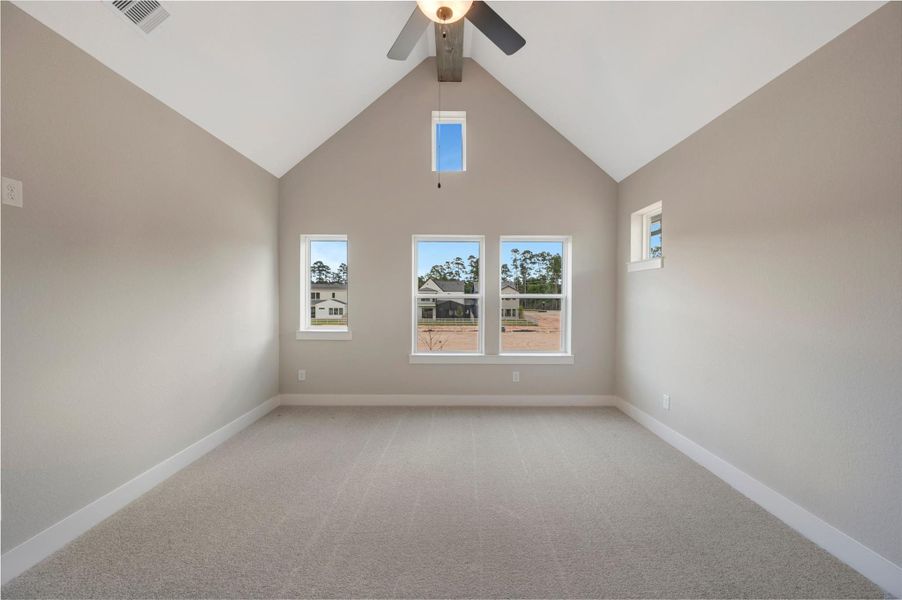 Spacious, unfurnished interior of a new home in Two Step Farm - Cottages Row Collection, Montgomery (Image 18). Spacious, unfurnished interior of a new home in Two Step Farm - Cottages Row Collection, Montgomery (Image 18).
