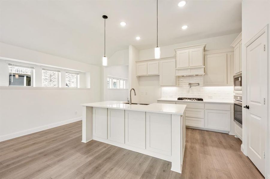 Furnished interior view inside a new home in Meadow Vista 50-55, Anna (Image 18). Furnished interior view inside a new home in Meadow Vista 50-55, Anna (Image 18).