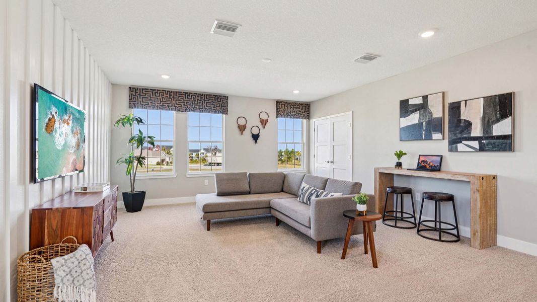 Furnished interior view inside a new home in Buchanan Trails, Newberry (Image 13).