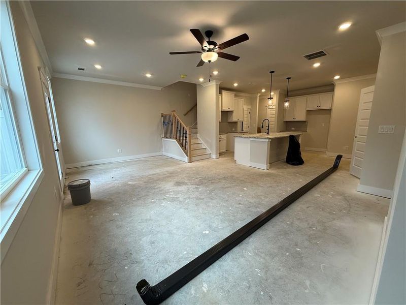 Spacious, unfurnished interior of a new home in The Towns at Auburn Station East, Auburn (Image 7).