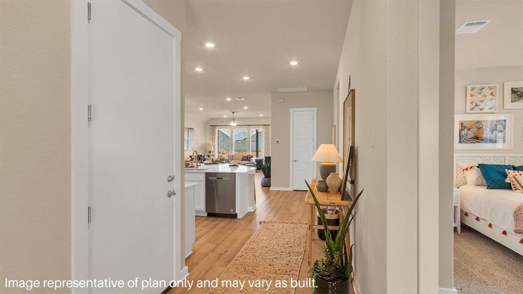 Furnished interior view inside a new home in The Preserve at Forum, Grand Prairie (Image 10).