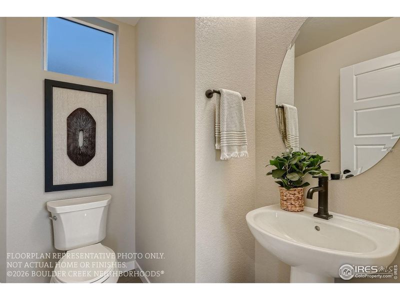 Furnished interior view inside a new home in Baseline, Broomfield (Image 38).