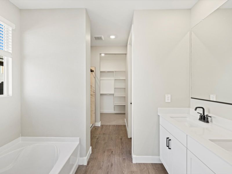 Furnished interior view inside a new home in White Tank Foothills Reserve Series, Waddell (Image 3).