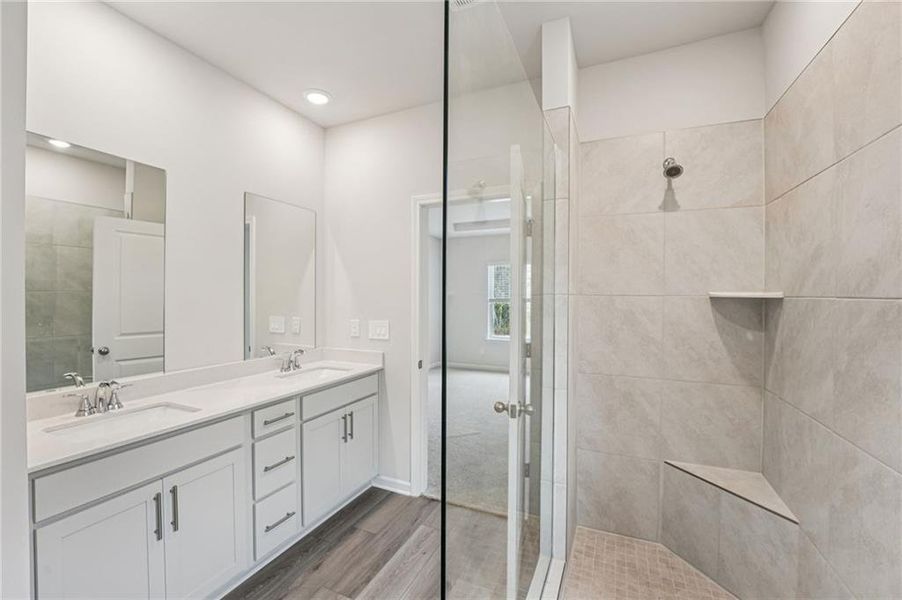Furnished interior view inside a new home in Westmont Preserve, Powder Springs (Image 10).