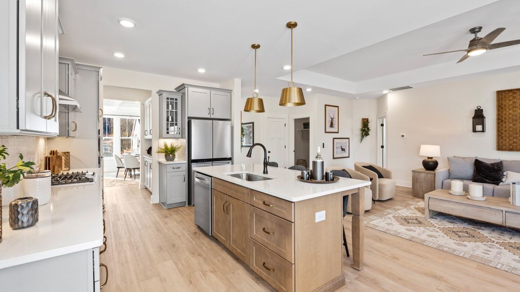 Furnished interior view inside a new home in The Reserve at Livingston Park, Easley (Image 4).