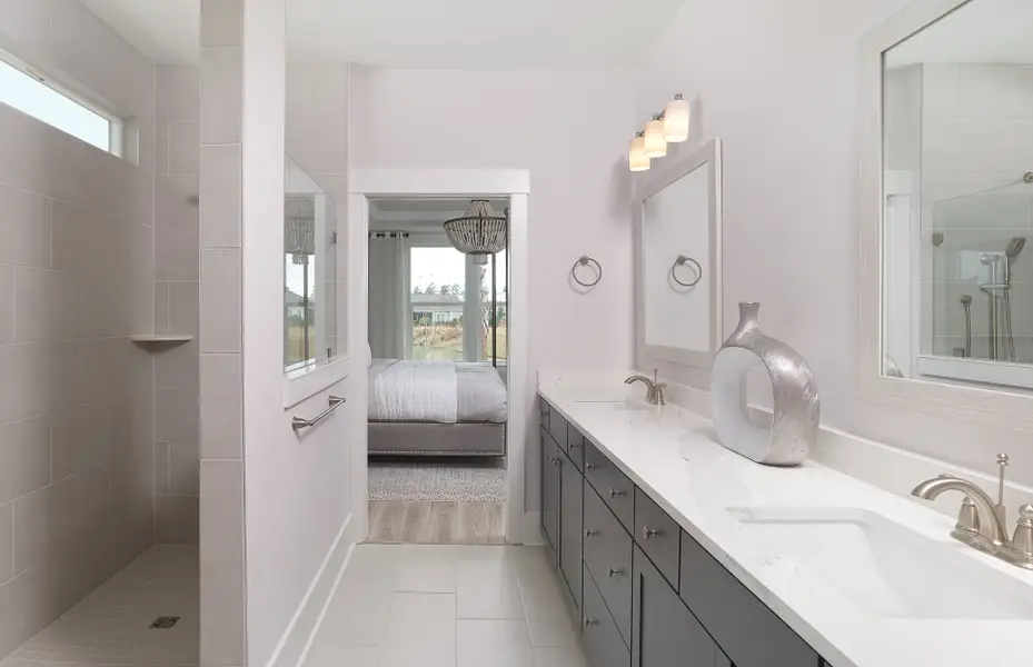 Furnished interior view inside a new home in Grand Arbor, Blythewood (Image 10).