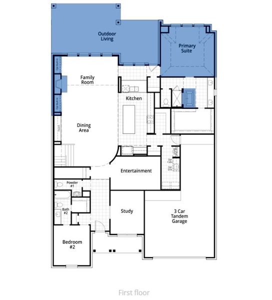 2D floor plan layout of this home in Sonoma Verde: 60ft. lots, McLendon-Chisholm, TX (Image 3). 2D floor plan layout of this home in Sonoma Verde: 60ft. lots, McLendon-Chisholm, TX (Image 3).
