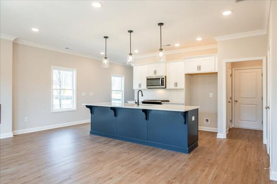 Furnished interior view inside a new home in Cherokee Township, Acworth (Image 12). Furnished interior view inside a new home in Cherokee Township, Acworth (Image 12).