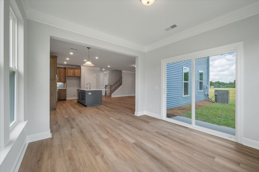 Spacious, unfurnished interior of a new home in Parker's Preserve, Ridgeville (Image 37).
