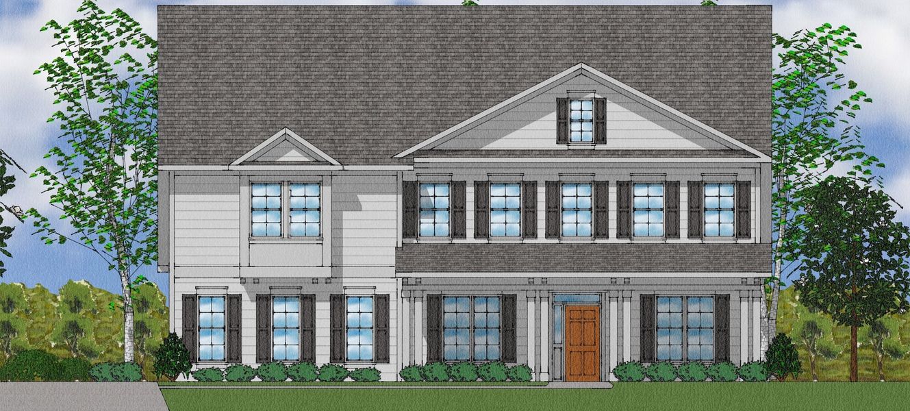 Representative exterior photo of a completed home built from the Livingston - Elite Collection by Mungo Homes in Walnut Grove, Easley, SC (Image 32).