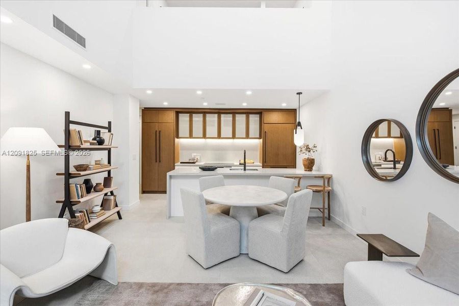 Furnished interior view inside a new home in , Miami (Image 18).