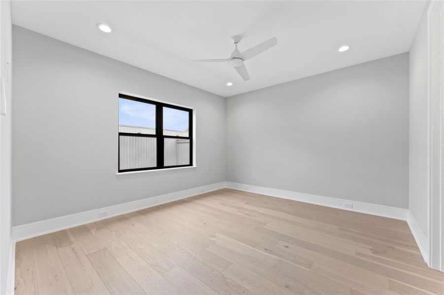 Spacious 3rd bedroom with natural light.