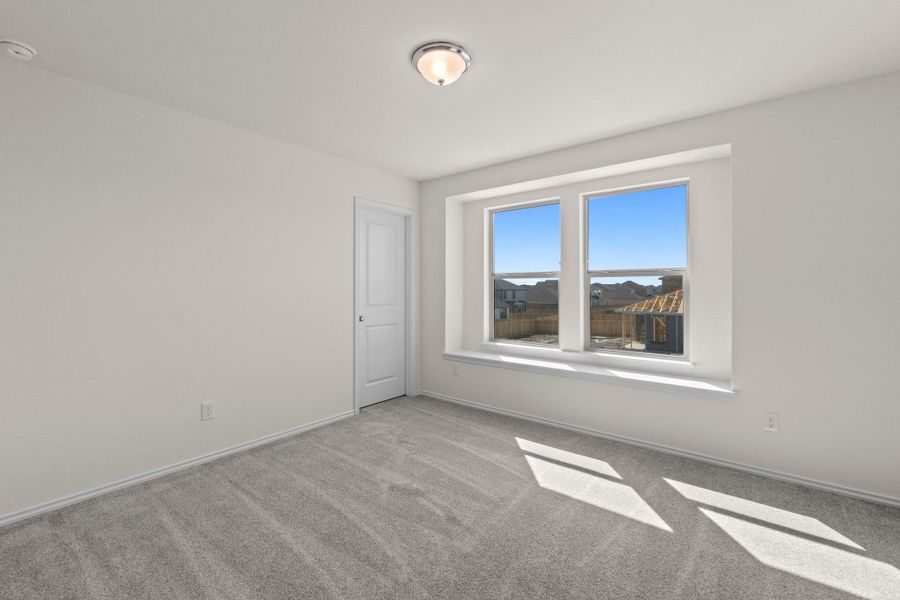 Spacious, unfurnished interior of a new home in Salerno - Heritage Collection, Round Rock (Image 23). Spacious, unfurnished interior of a new home in Salerno - Heritage Collection, Round Rock (Image 23).