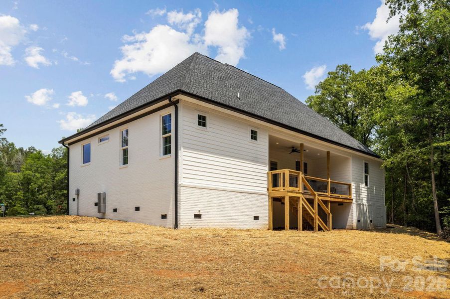 Exterior details and patio area of a home in , Clover (Image 30).