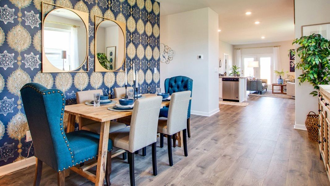 Furnished interior view inside a new home in Legacy Farms, White House (Image 6).