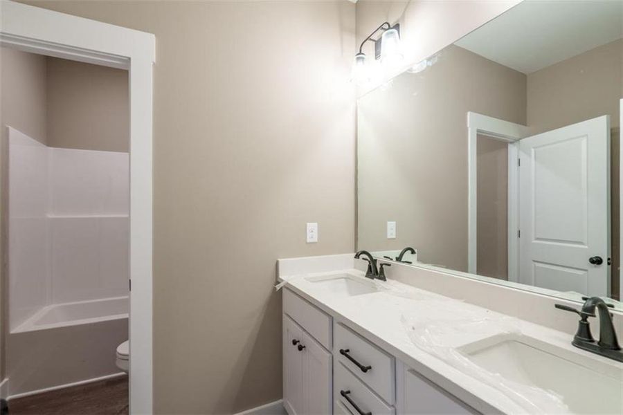 Furnished interior view inside a new home in , Social Circle (Image 6). Furnished interior view inside a new home in , Social Circle (Image 6).