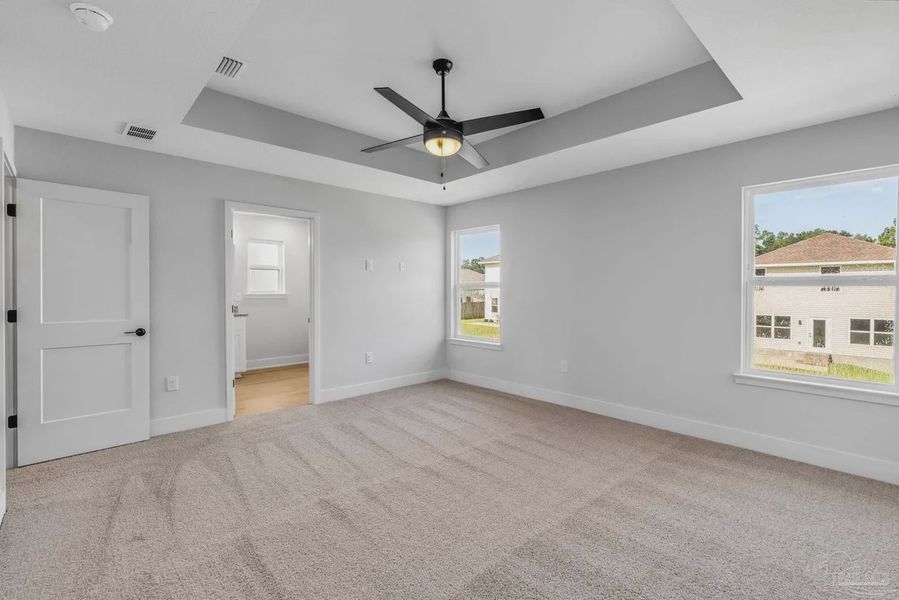 Spacious, unfurnished interior of a new home in Pine Top, Cantonment (Image 19). Spacious, unfurnished interior of a new home in Pine Top, Cantonment (Image 19).