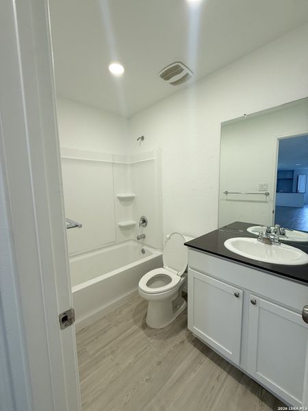 Furnished interior view inside a new home in Crescent Hills: Stonehill Collection, San Antonio (Image 3).