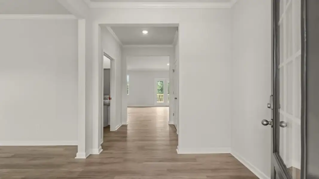 Spacious, unfurnished interior of a new home in Sheffield Highlands, Dallas (Image 16). Spacious, unfurnished interior of a new home in Sheffield Highlands, Dallas (Image 16).