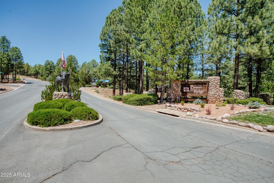 Bison Ridge Entrance