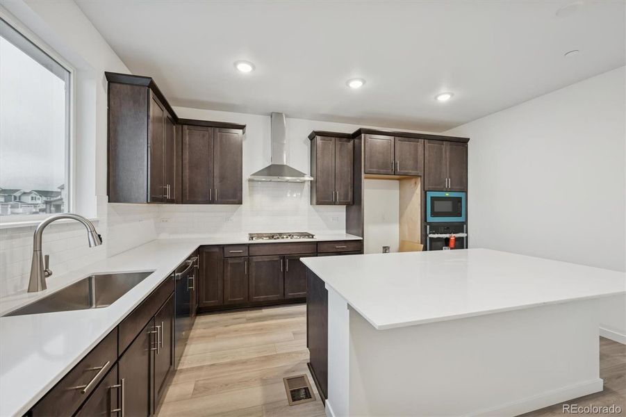 Furnished interior view inside a new home in Crossway at Second Creek, Commerce City (Image 9).