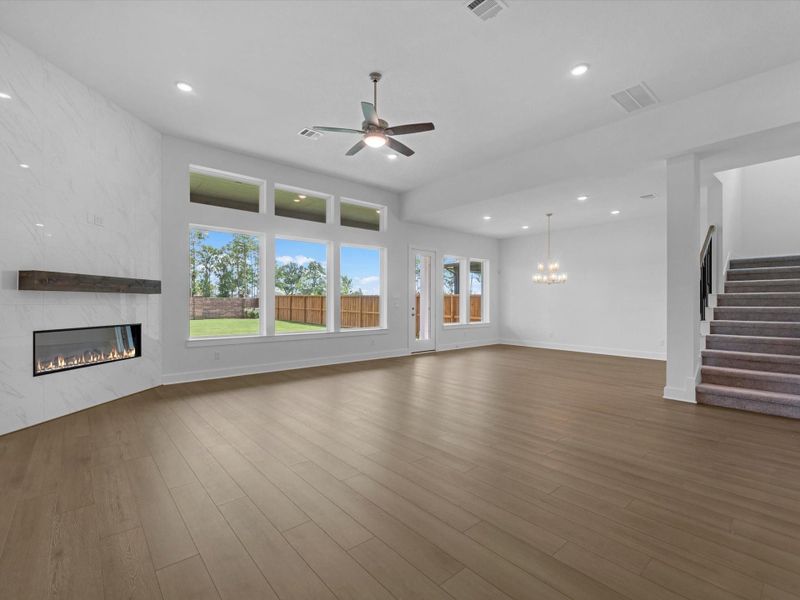 Spacious, unfurnished interior of a new home in Woodson’s Reserve, Spring (Image 25).