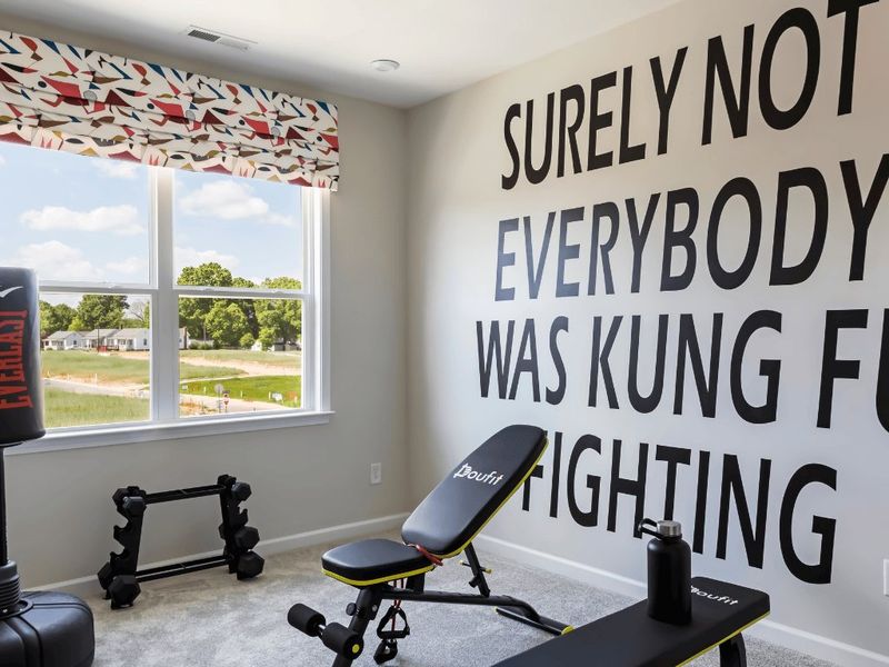 Representative furnished interior of a home built from the Anne by Tri Pointe Homes in Grahym at Southbridge, Fort Mill (Image 9).