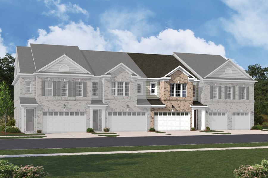Caswell Georgian II Elevation rendering Caswell Georgian II Elevation rendering