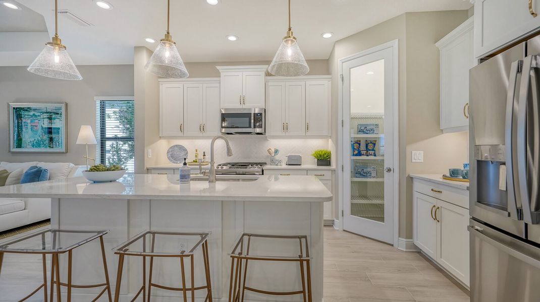 Representative furnished interior of a home built from the Tidewinds 2 by Neal Communities in Vistera of Venice, Venice (Image 16).