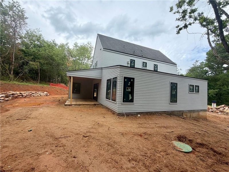 In-progress construction of a new home in Aster, Roswell, GA (Image 49).
