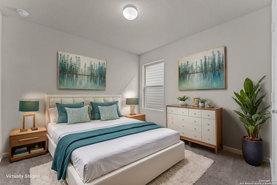 Furnished interior view inside a new home in Agave, San Antonio (Image 11).