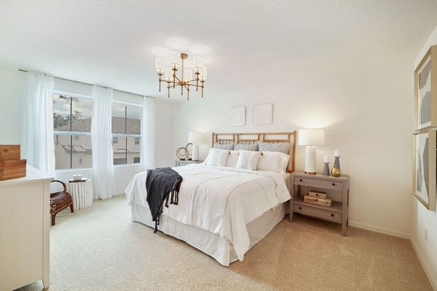 Furnished interior in a model home at The Enclaves at Festival Cove in Davenport (Image 20).