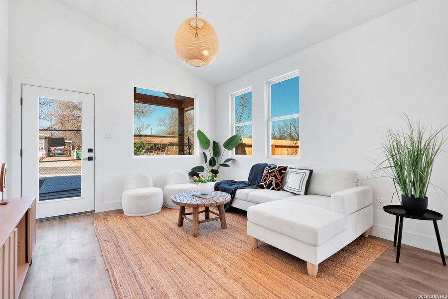 Furnished interior view inside a new home in , San Antonio (Image 6).