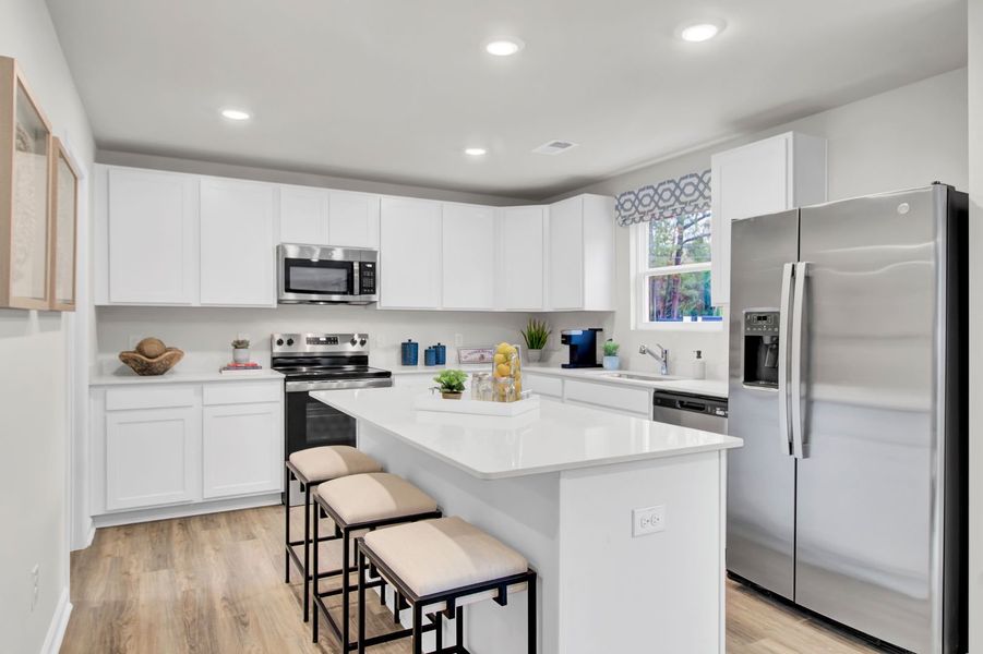 Furnished interior view inside a new home in Essence at Chestnut Ridge North, Hopkins (Image 4).