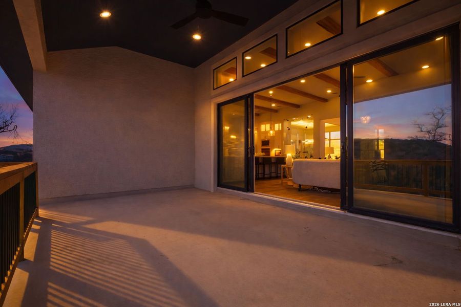 Exterior details and patio area of a home in , San Antonio (Image 29).