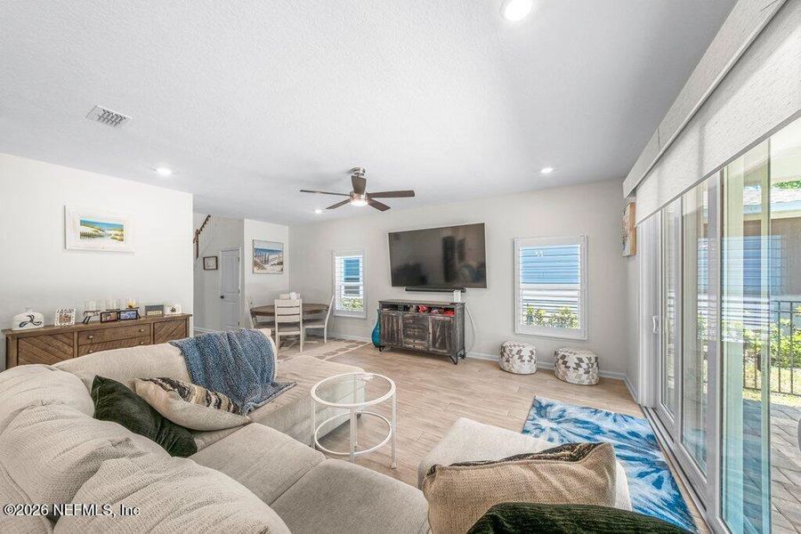 Furnished interior view inside a new home in TrailMark, St. Augustine (Image 13). Furnished interior view inside a new home in TrailMark, St. Augustine (Image 13).