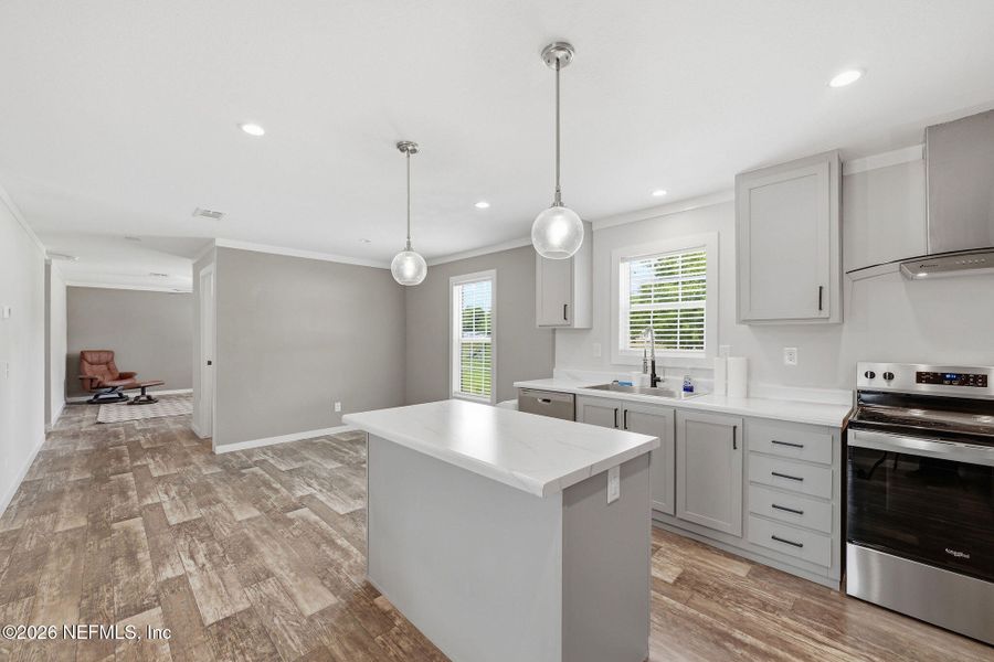 Furnished interior view inside a new home in , Pomona Park (Image 3).