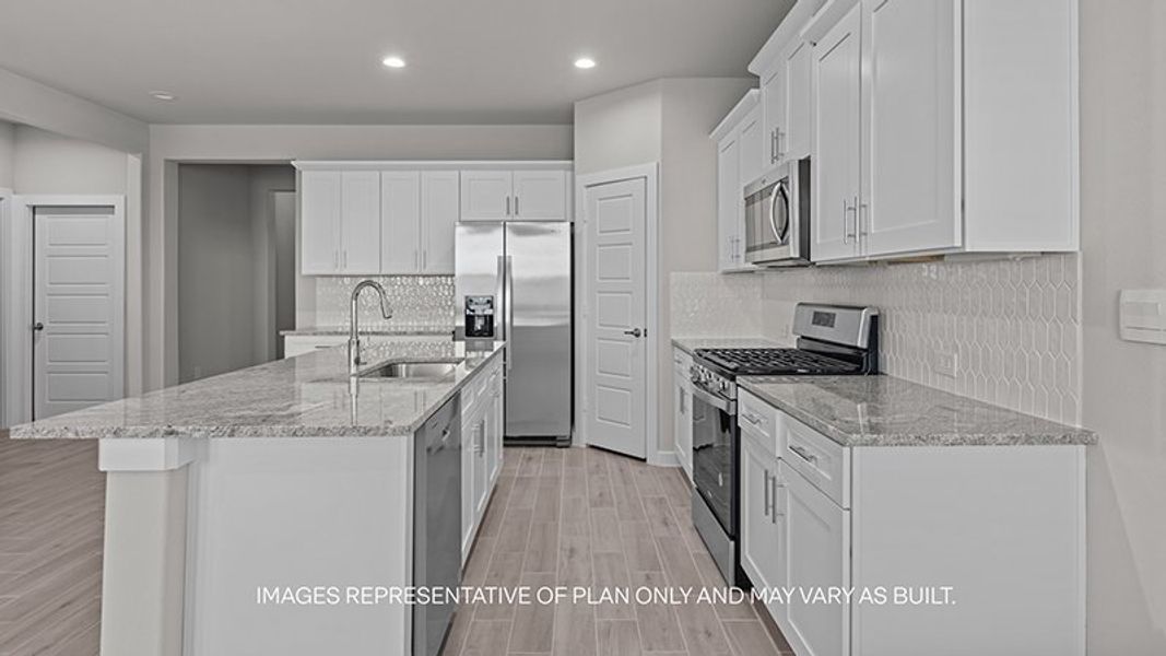 Furnished interior view inside a new home in Abbey Glen, Lubbock (Image 3).