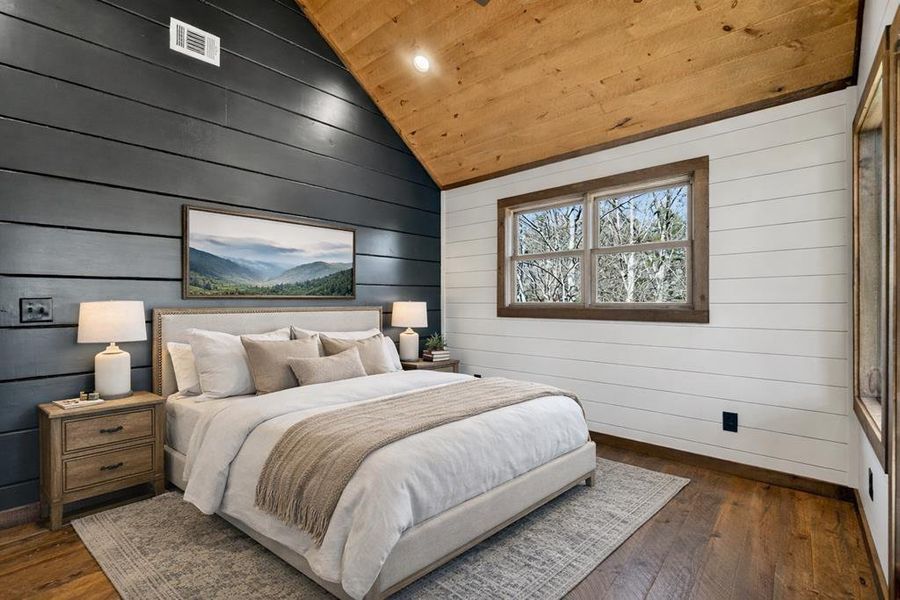 Furnished interior view inside a new home in , Ellijay (Image 16).